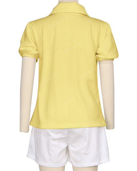 Puff Sleeve Polo