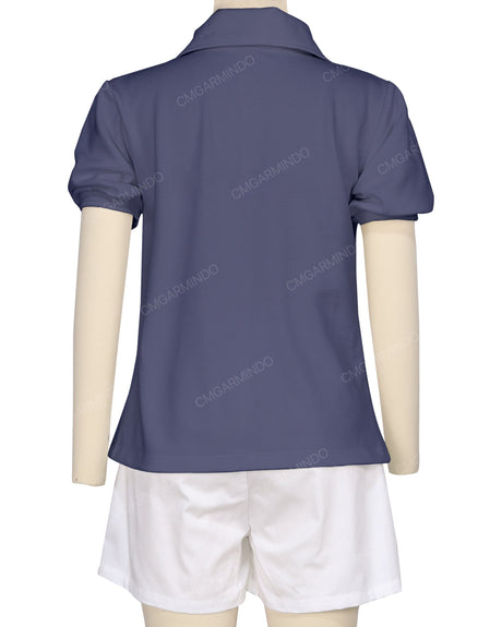 Puff Sleeve Polo