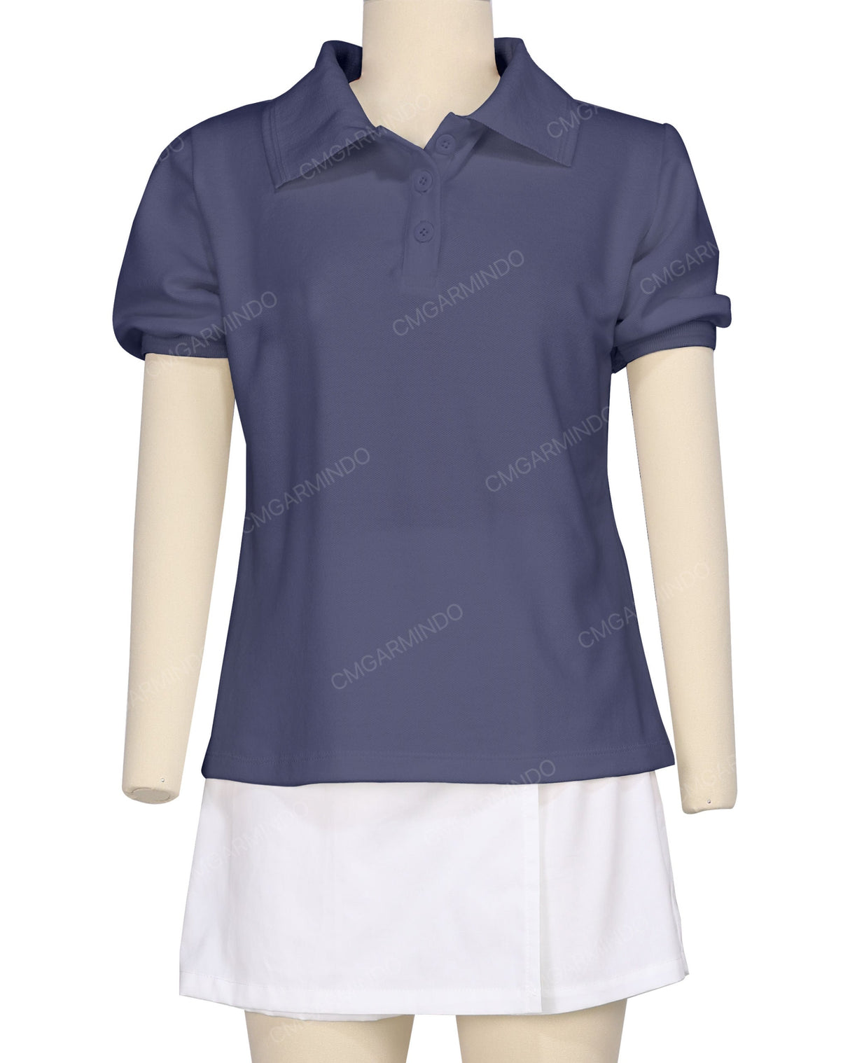 Puff Sleeve Polo