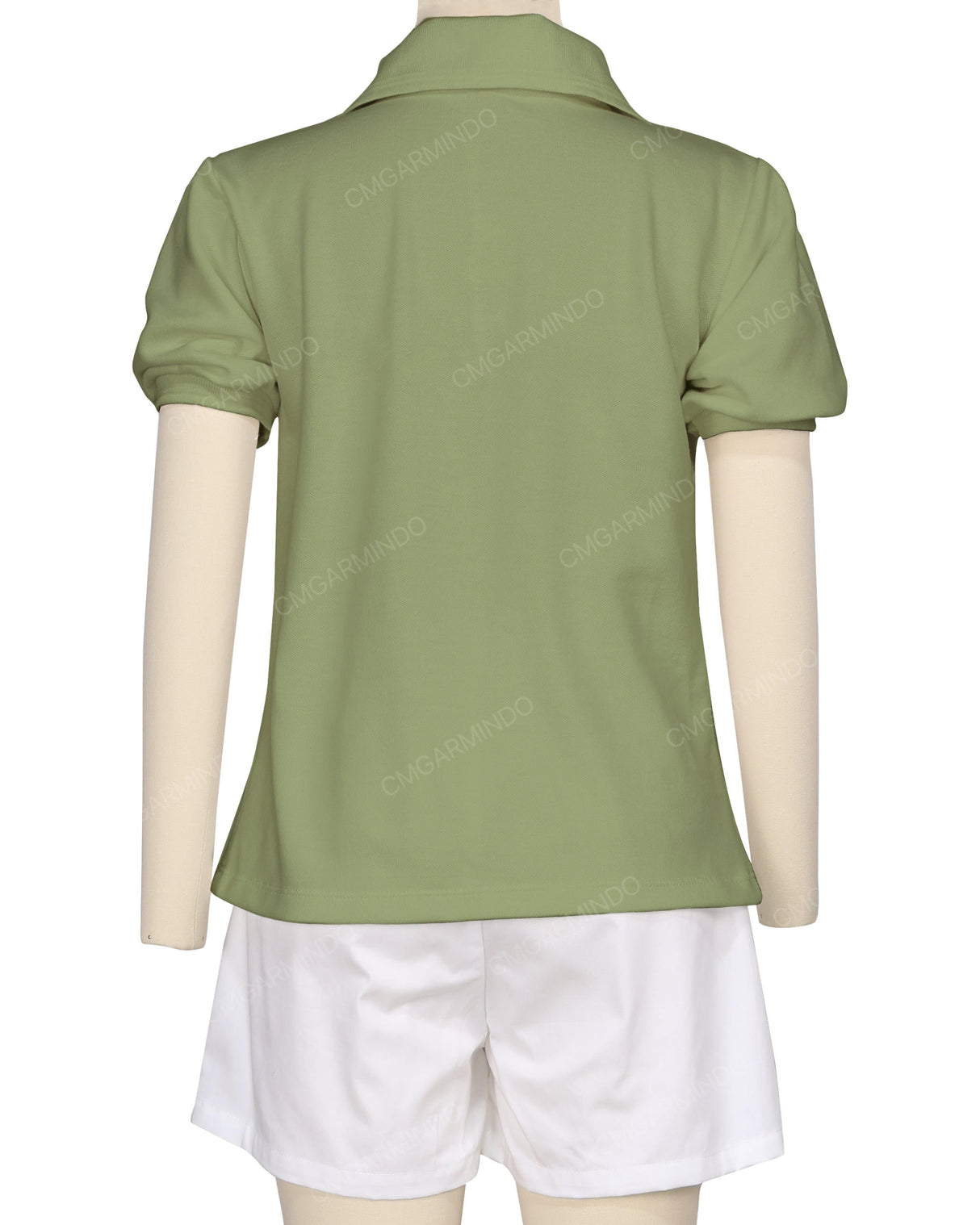 Puff Sleeve Polo