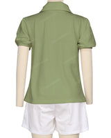 Puff Sleeve Polo