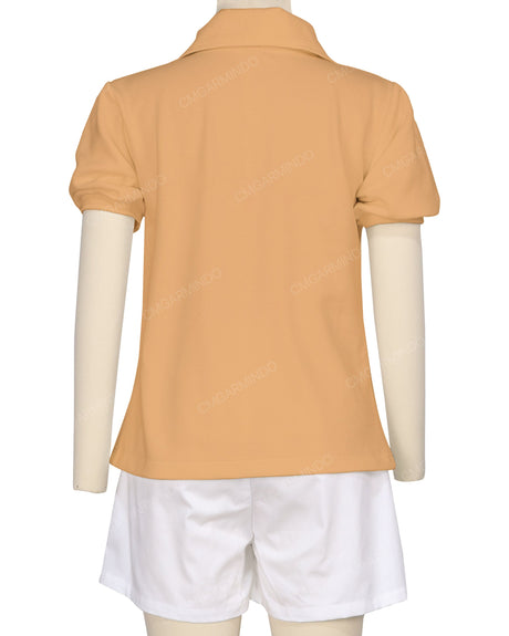 Puff Sleeve Polo