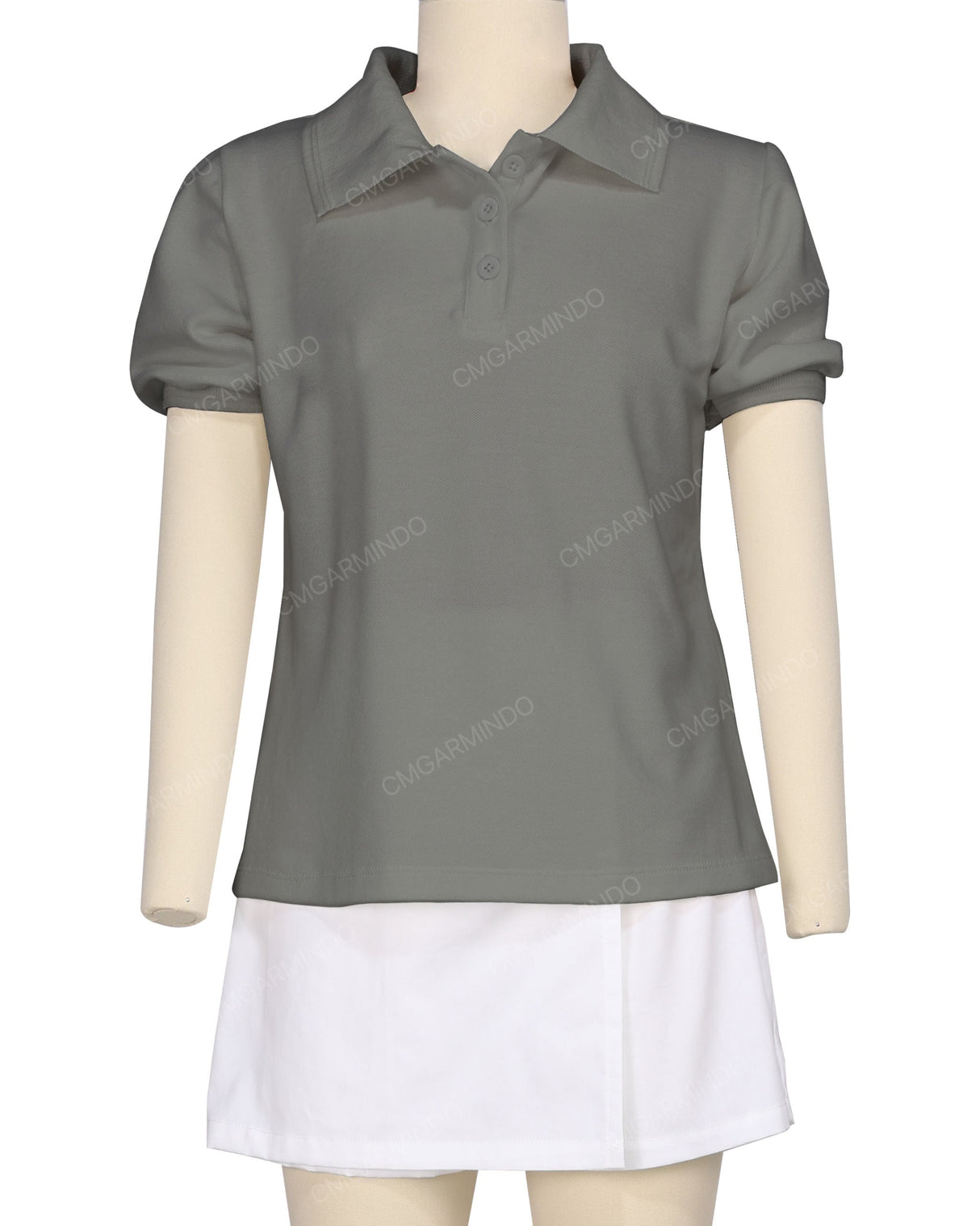 Puff Sleeve Polo