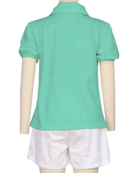 Puff Sleeve Polo