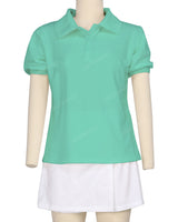 Puff Sleeve Polo