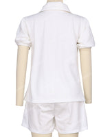 Puff Sleeve Polo