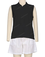 Sleeveless Button Up Shirt