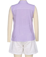 Sleeveless Button Up Shirt