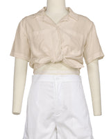 Tied Bottom Shirt