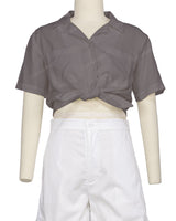 Tied Bottom Shirt