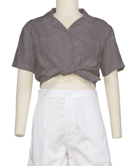 Tied Bottom Shirt