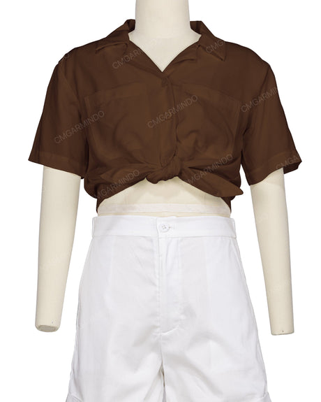 Tied Bottom Shirt