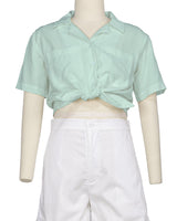 Tied Bottom Shirt