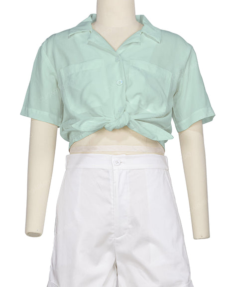 Tied Bottom Shirt