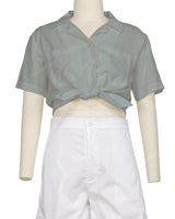 Tied Bottom Shirt