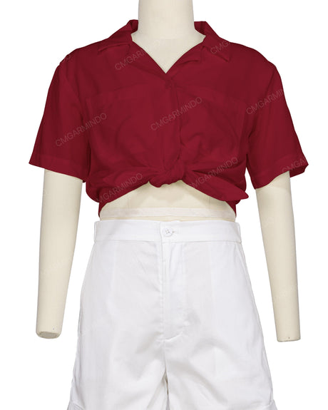 Tied Bottom Shirt