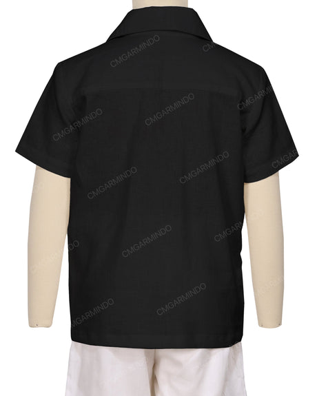 Regular Short Sleeve Button Up Shirt