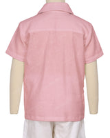 Regular Short Sleeve Button Up Shirt
