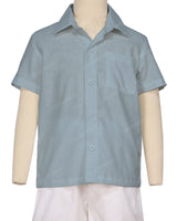 Regular Short Sleeve Button Up Shirt