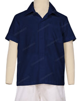 Regular Short Sleeve Button Up Shirt