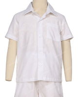 Regular Short Sleeve Button Up Shirt