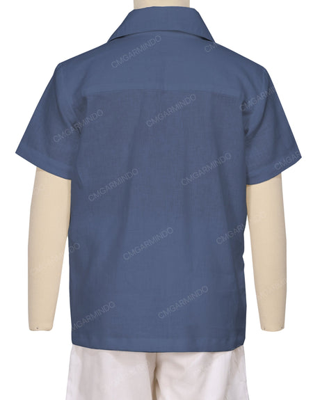 Regular Short Sleeve Button Up Shirt