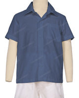 Regular Short Sleeve Button Up Shirt