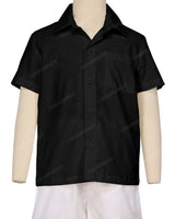 Regular Short Sleeve Button Up Shirt