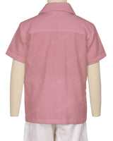 Regular Short Sleeve Button Up Shirt