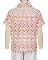 Regular Short Sleeve Button Up Shirt