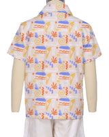 Regular Short Sleeve Button Up Shirt