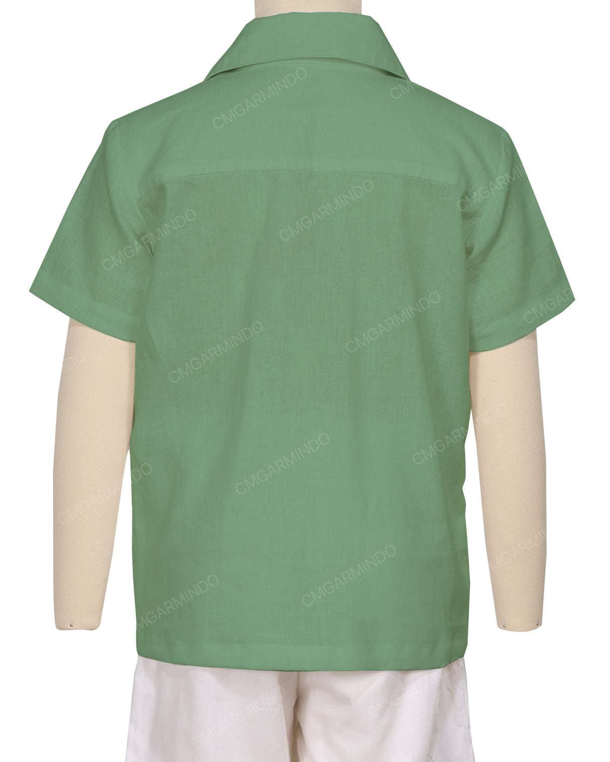 Regular Short Sleeve Button Up Shirt