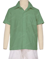 Regular Short Sleeve Button Up Shirt