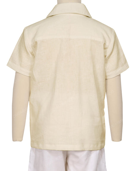 Regular Short Sleeve Button Up Shirt