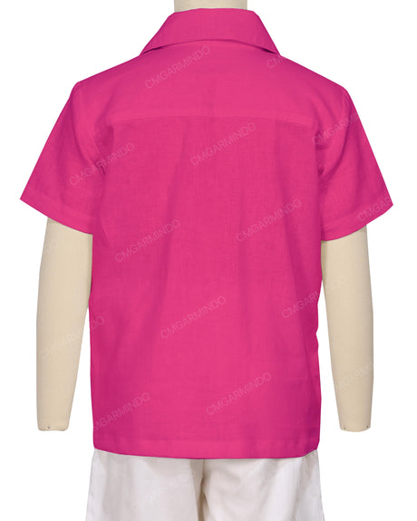 Regular Short Sleeve Button Up Shirt