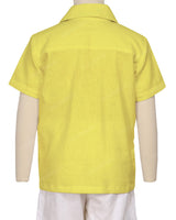 Regular Short Sleeve Button Up Shirt