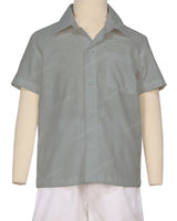 Regular Short Sleeve Button Up Shirt