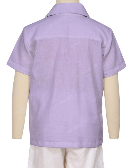 Regular Short Sleeve Button Up Shirt