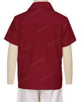 Regular Short Sleeve Button Up Shirt