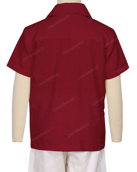 Regular Short Sleeve Button Up Shirt