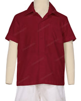 Regular Short Sleeve Button Up Shirt