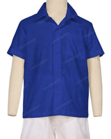 Regular Short Sleeve Button Up Shirt