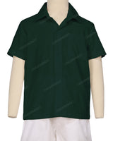 Regular Short Sleeve Button Up Shirt