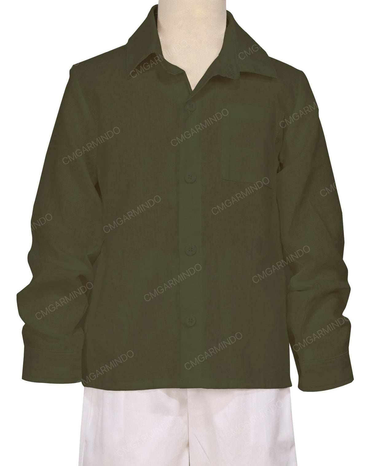 Regular Long Sleeve Button up Shirt