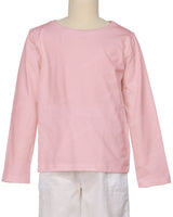 Relaxed Long Sleeve Boat Neck T-shirt