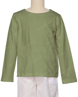 Relaxed Long Sleeve Boat Neck T-shirt