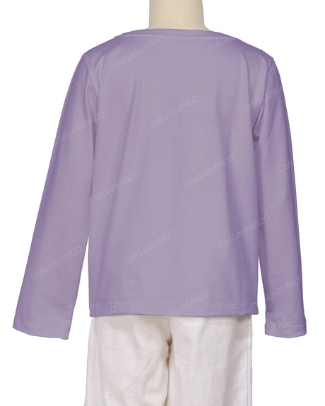 Relaxed Long Sleeve Boat Neck T-shirt