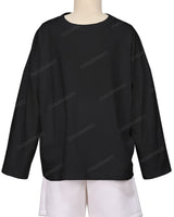 Oversized Drop Shoulder Long Sleeve T-Shirt