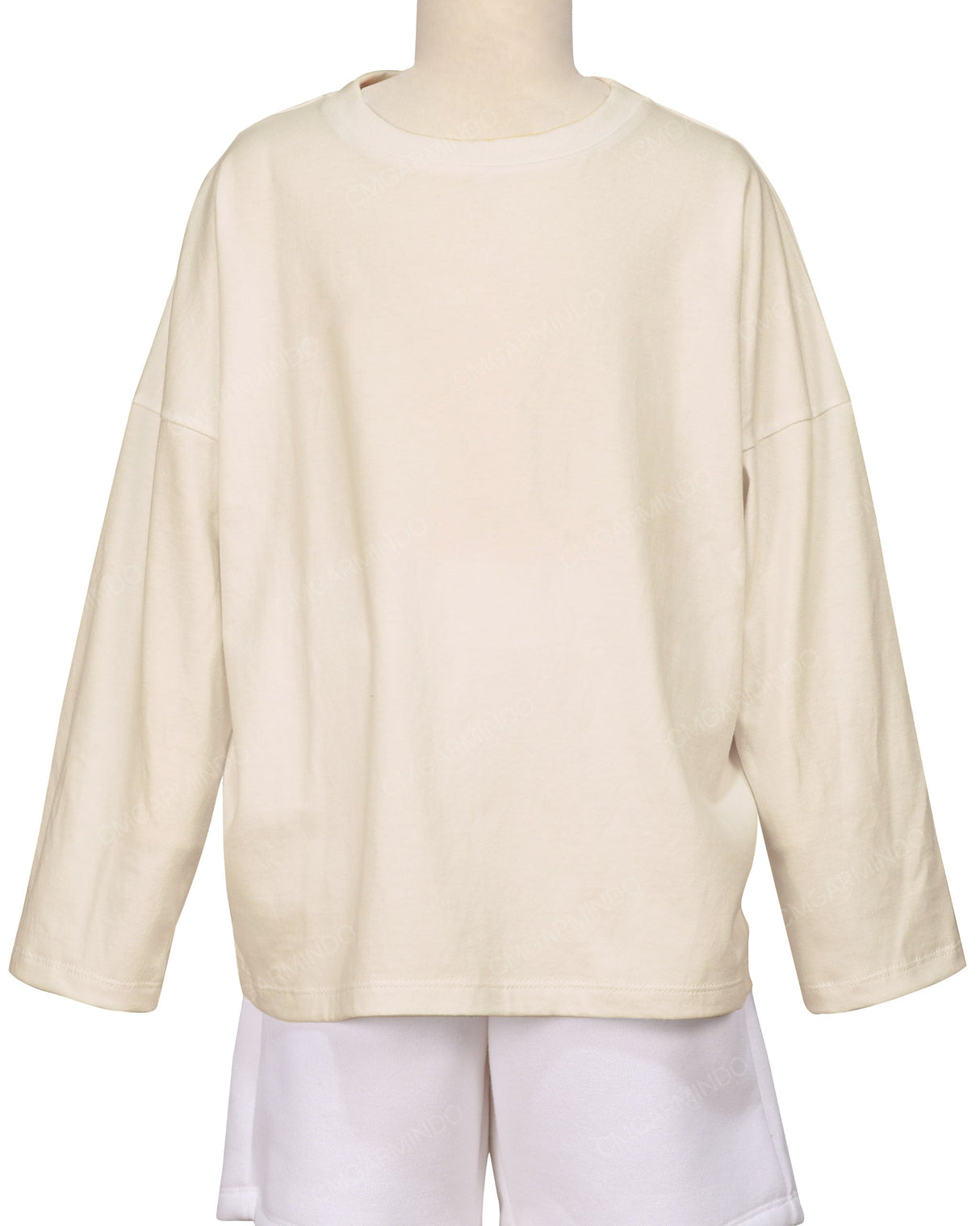 Oversized Drop Shoulder Long Sleeve T-Shirt