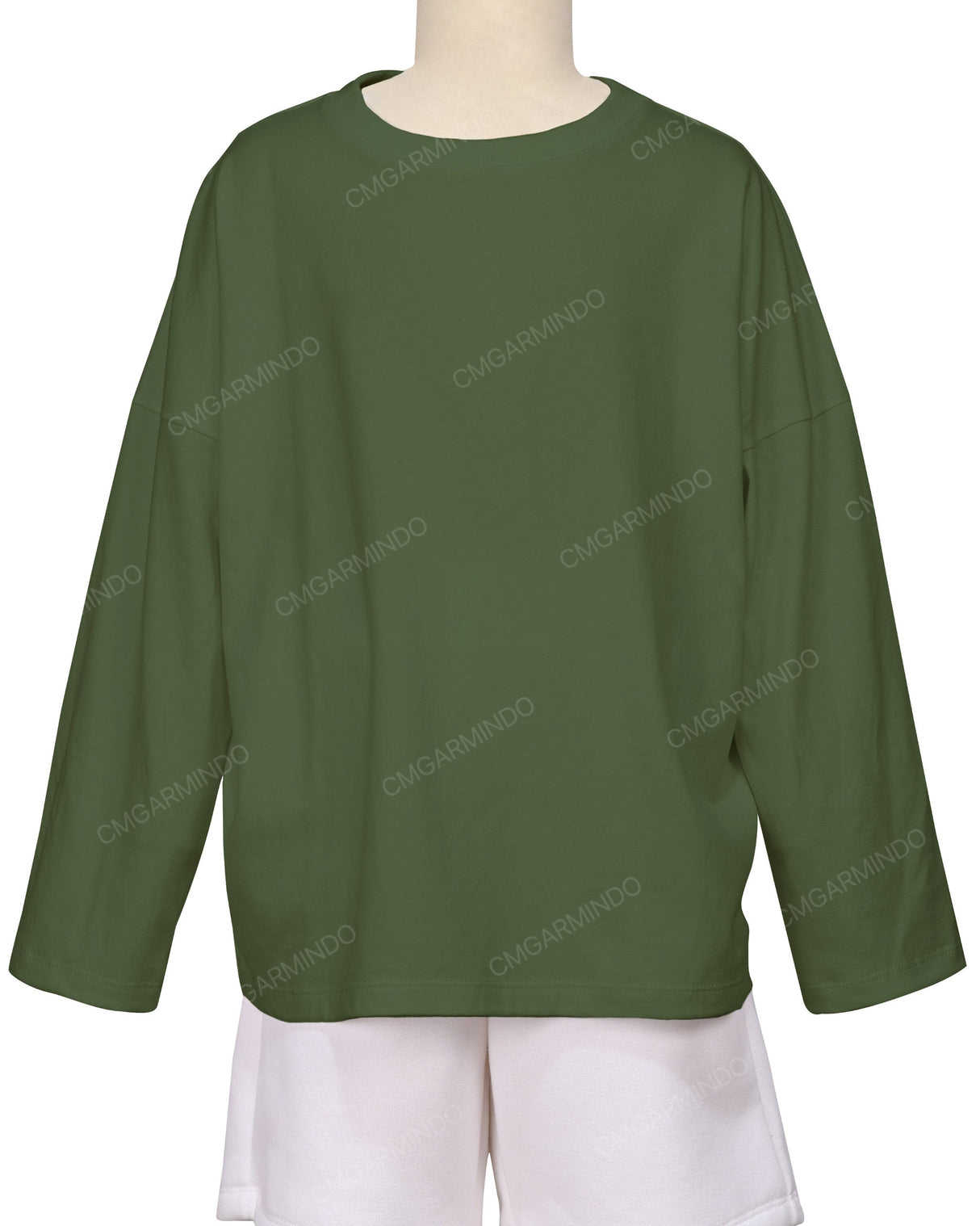 Oversized Drop Shoulder Long Sleeve T-Shirt